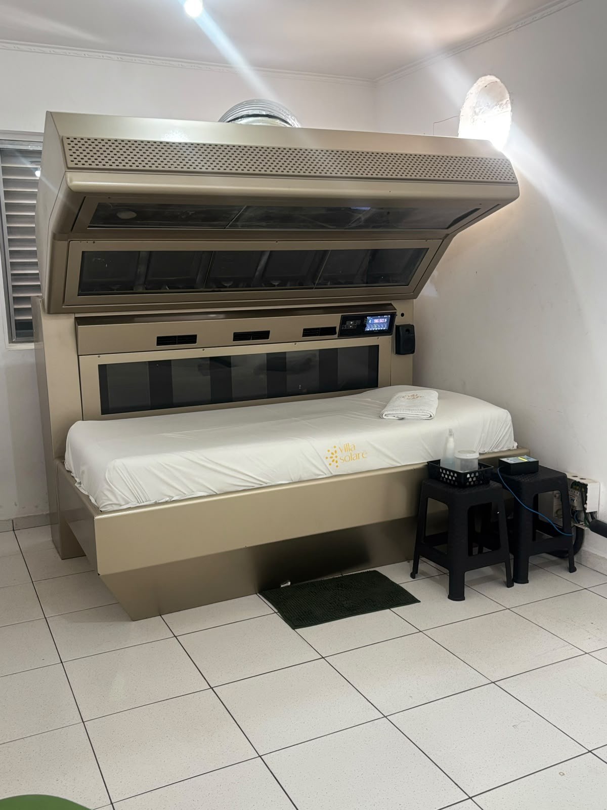 Equipamento de bronzeamento da Villa Solare